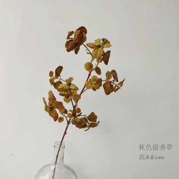 仿真花秋色惠蘭花束配花提香草貓眼菊 復古風花藝造景攝影道具