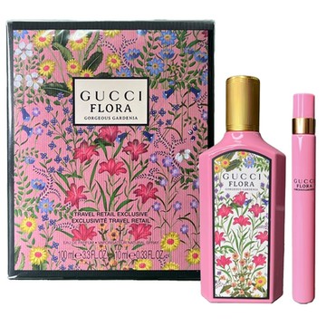 GUCCI FLORA 華麗梔子花香水禮盒(100ml +10ml )