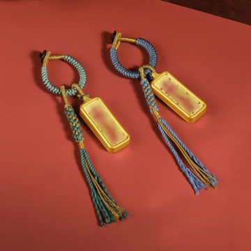 (免運)2026本命年普陀山唐卡太歲化符鑰匙扣吊墜佛牌項鏈嘎烏盒掛飾