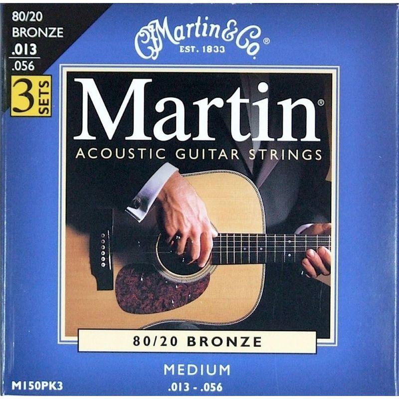 Martin アコースティックギター弦 ACOUSTIC?(80 20 Bronze) Multi Packs M-150 PK3 Medi