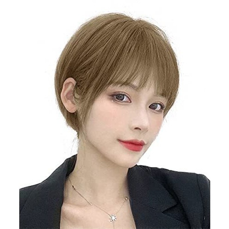 Forcuteuウィッグ ショートボブ 金 レディース ストレート 金髪 かつら 男装 耐熱 自然 前髪 亜麻色 フルウィッグ 通販 Lineポイント最大0 5 Get Lineショッピング