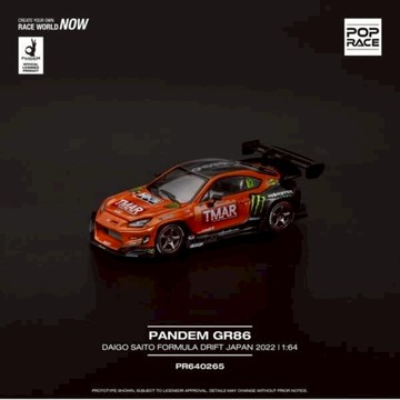 POP RACE 1/64 豐田 GR86 齋藤太吾 FORMULA DRIFT JP 2022