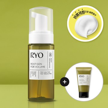 Ryo Root:Gen Hair Volume Filler 150ml Exclusive Set (+Shampoo 100ml)