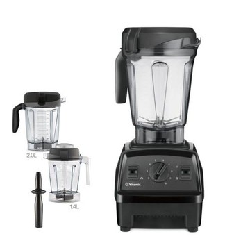 送7-11商品卡1200元★美國Vitamix全食物調理機探索者+1.4公升雙杯組黑色果汁機E320-B
