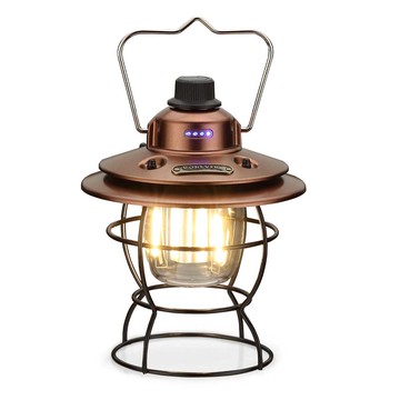 [RONEVER] 充電式松果露營燈 PA002-1 古銅