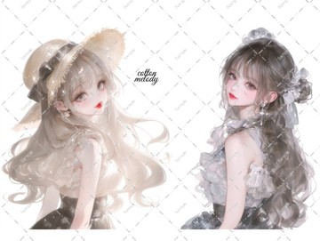 原創貼紙 no.5705 人物貼紙 原創貼紙 人物貼紙 女孩貼紙 原創人物貼紙