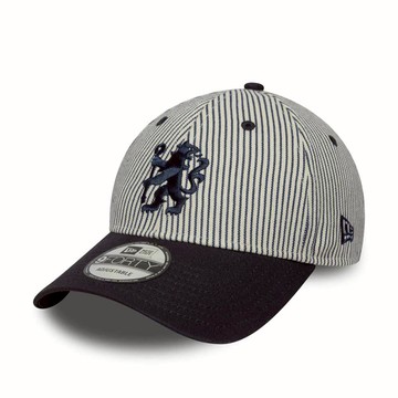 NEW ERA 男女 9FORTY CHELSEA FC LION CREST 切爾西 象牙白/條 NE60684743
