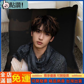 小橘子精選 時代少年團嚴浩翔新款抱枕客廳沙發靠枕靠墊車用腰靠生日禮物 文創 周邊 壹灣出貨