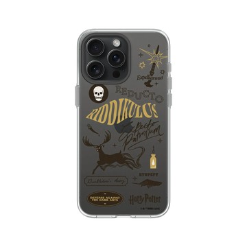 iPhone 15 Pro Max Clear 透明 - 哈利波特 Harry Potter - 魔法咒語大集合