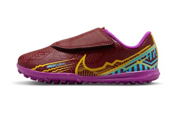 PS NIKE VAPOR 15 CLUB KM TF TURF BROWN PURPLE