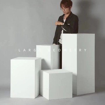 免運 快速出貨 廣告牌 展架 落地式展架 戶外展架 立式展架燈箱廣告牌led發光海報展示牌 可定制 定制烤漆展示臺櫥窗展示架模特道具地臺展會擺臺白色展臺方形展臺