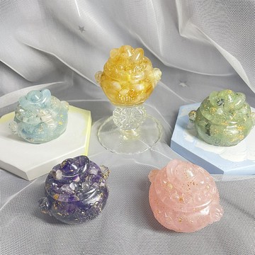 【手工製作】招財進寶聚寶盆/水晶擺飾