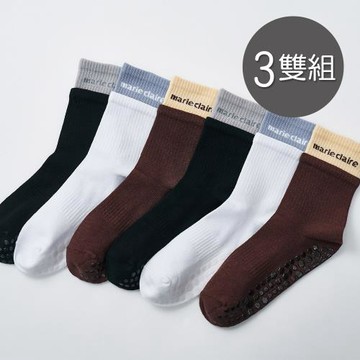 【ONEDER】美麗佳人消臭止滑雙層襪 中筒襪22-26cm-3雙組(MC-AS101)