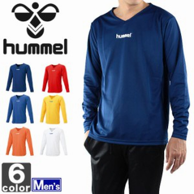 長袖インナー ヒュンメル Hummel メンズ 長袖 Vネック インナー シャツ Hap5140 1509 サッカー フットサル 通販 Lineポイント最大1 0 Get Lineショッピング