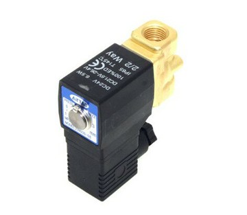 亞德客2W030-06 2W030-08二位二通黃銅電磁閥