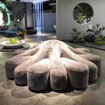 新品上市!!熱門爆品！！意大利設計師沙發個性創意客廳樣板房別墅八爪魚沙發