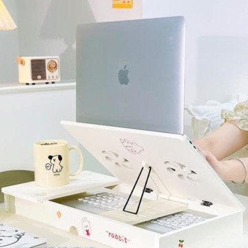 可桌面架子折疊立式鏤空辦公室收納托置物支撐懸空工位學生宿舍顯