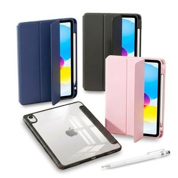 DW SQ174三折知性美 iPad A16(11代) 11吋平板皮套(適用iPad 10代 10.9吋)(內置筆槽)(附觸控筆)