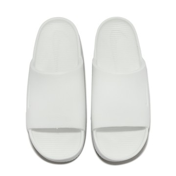 Nike 拖鞋 Wmns Calm Slide 女鞋 男鞋 白 全白 微厚底 麵包拖 防水 DX4816-100