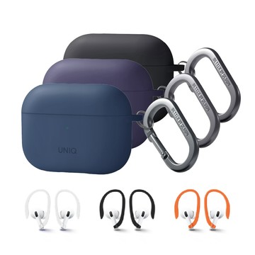 UNIQ Nexo 耳掛運動液態矽膠藍牙耳機保護套(附登山扣) AirPods Pro 第2代