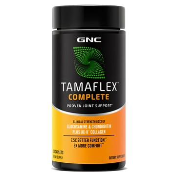 GNC 健安喜 TamaFlex Complete 食品錠 UC-II 膠原蛋白 葡萄糖胺 軟骨素 透明質酸鈉  120顆  1罐
