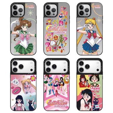 CAREGNBA聯名美少女戰士適用蘋果15Promax手機殼iPhone16網紅14同款13動漫12卡通11女xr防摔pro新款plus磁吸