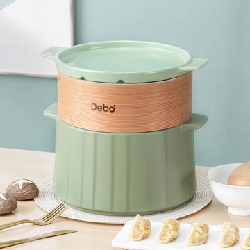 德鉑喬麥斯湯鍋陶瓷湯蒸鍋明火陶瓷煲燒鍋電磁爐燃氣灶通用