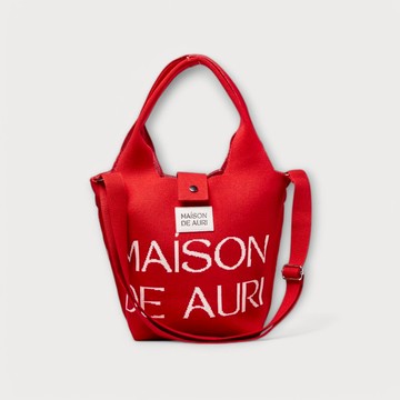 Poche 口袋提包/ 厚針織/ Poche Sport  Red 紅焰口袋包