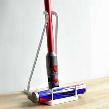 收納職人 簡約立式吸塵器收納架 鋼琴白