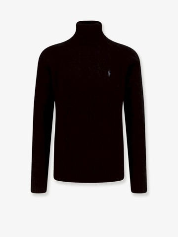 Wool and cashmere sweater with frontal logo - POLO RALPH LAUREN - gender_Man