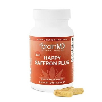 🧨臺灣出貨🧨BrainMD快樂藏紅花膠囊 美國原裝進口3合1營養補充劑 90粒裝