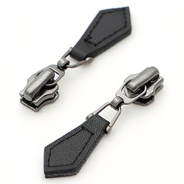 HAPPY BEARS 皮革5號洋裝拉鍊頭  黑鎳+黑  4件