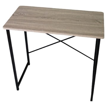 AMOS 簡約輕工業風個人工作桌 DCA038DK  胡桃木色  80cm  80 x 40 x 75cm 80cm