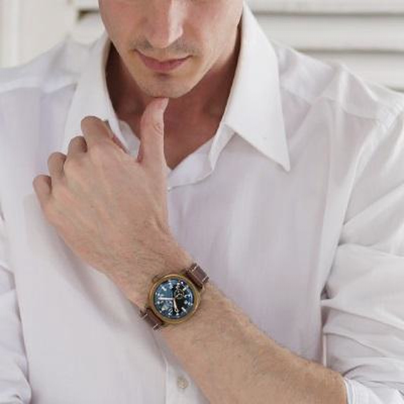 ZENO-WATCH(ゼノウォッチ) Quartz Bronze Cushion （ブラック