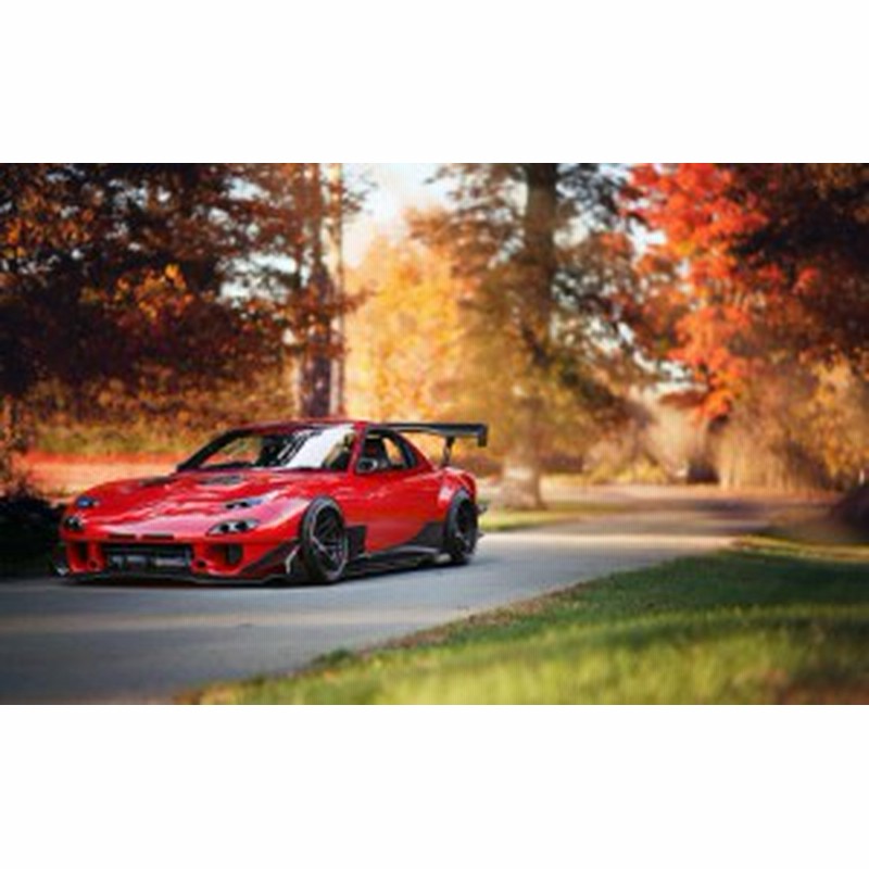 絵画風 壁紙ポスター マツダ Rx 7 チューニングカー In 紅葉 Fd3s型 レッド Mrx7 010w2 ワイド版 603mm 376mm 通販 Lineポイント最大3 0 Get Lineショッピング