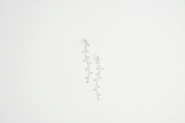 I-Shan13  點點小草耳環 直