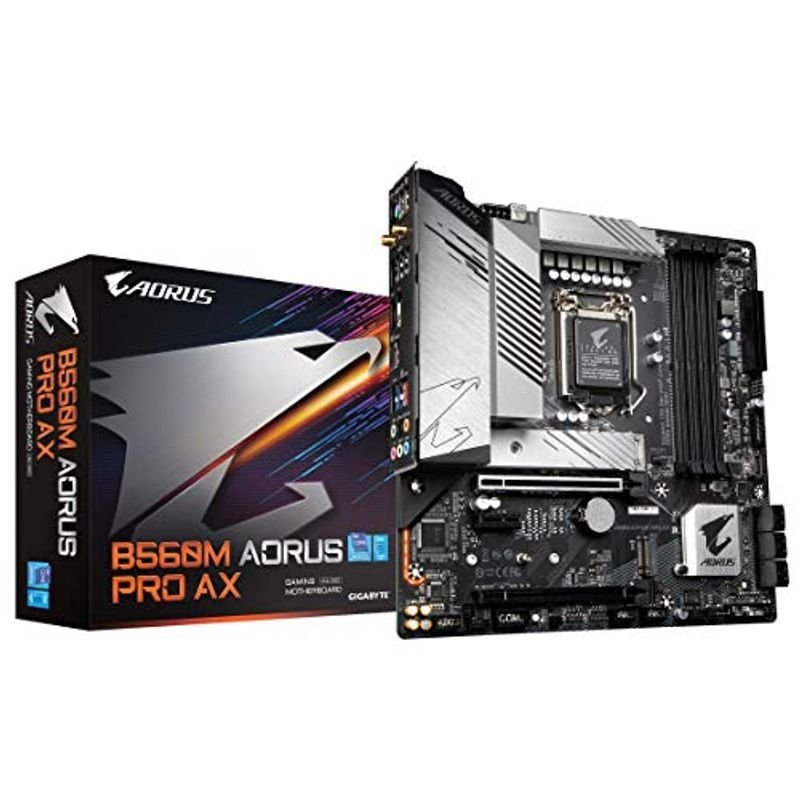 GIGABYTE B560M AORUS PRO AX Rev.1.0 マザーボード MicroATX Intel ...