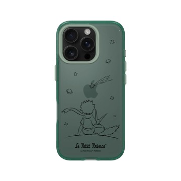 iPhone 16 Pro Clear 憂墨綠 - Le Petit Prince 小王子 - 小王子與狐狸 - 仰望星空