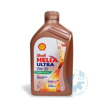 《油工坊》SHELL HELIX ULTRA 0W20  全合成 機油 油電 SP 節能 省油 亞洲版