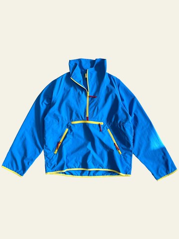Pocket Transformable Water-resistant Windbreaker [Blue]