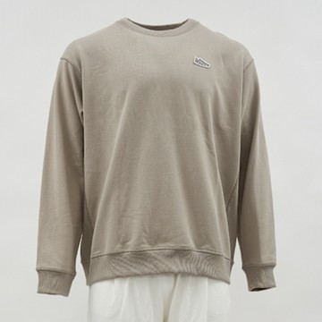 New Balance 男款 卡其棕色 運動 休閒 圖案 上衣 大學T 刺繡 美規 長袖 MT51963ADS