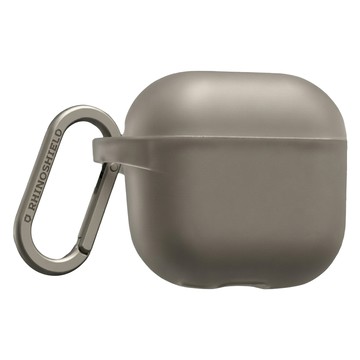 RHINOSHIELD 犀牛盾 無線耳機防摔保護殼  貝殼灰  1個  Apple AirPods 4