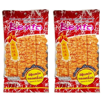 Bento 泰式碳烤香辣香魷片 海鮮零食  22g  2包