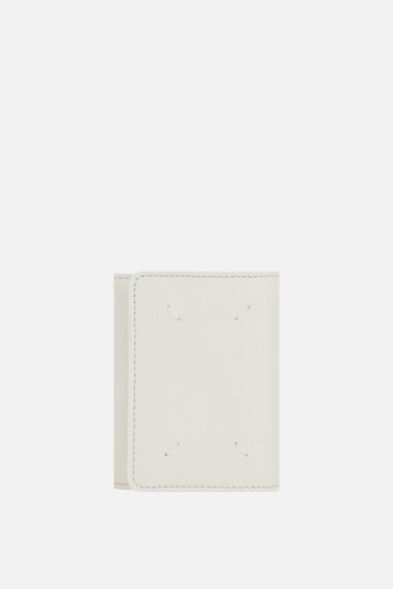MAISON MARGIELA Four Stitches textured leather compact wallet Man