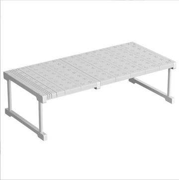 置物架 免釘鑽伸縮隔層置物架(67-88*42*32cm)/分層架/伸縮隔板/整理架/分隔板/置物架/分層板