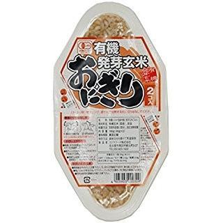 有機発芽玄米おにぎり　（90g×2）×12個セット（コジマ）