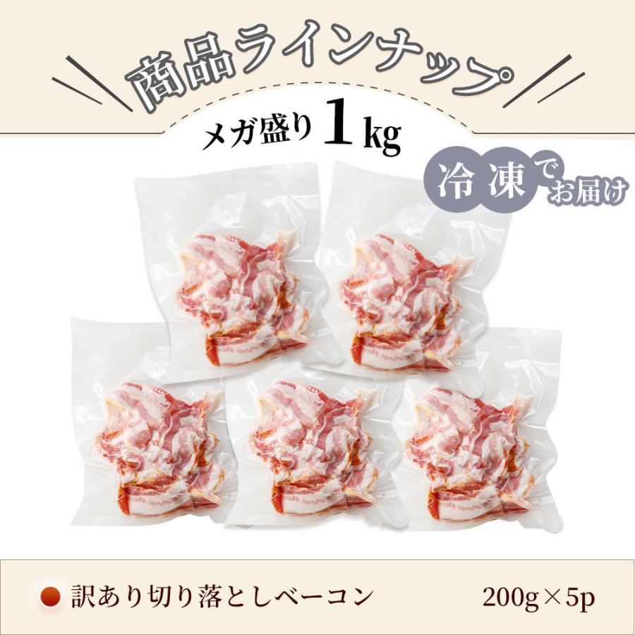 訳あり やまと豚 ベーコン 切り落とし 1kg NS-CM [冷凍] 食品ロス 訳アリ 食品 アウトレット 訳ありベーコン 在庫処分 肉 切り落としベーコン 詰め合わせ