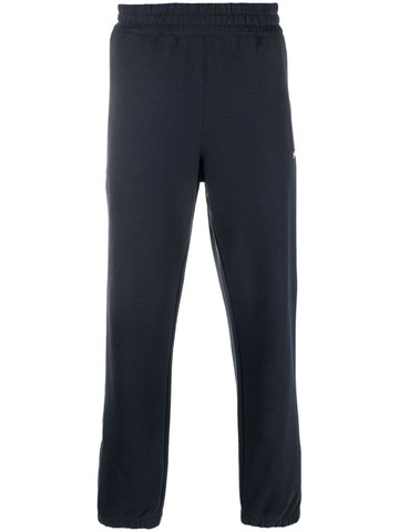 Zegna - logo-print cotton track pants - men - Cotton/Cotton - 52 - Blue