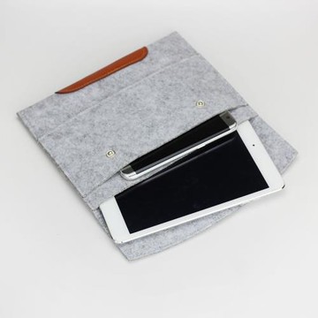 橫款毛氈筆記本電腦包保護套平板內膽包簡約多功能保護套