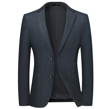 現貨+預購 西裝外套休閒西服-針織厚款百搭抗皺男外套74hg4【獨家進口】【米蘭精品】